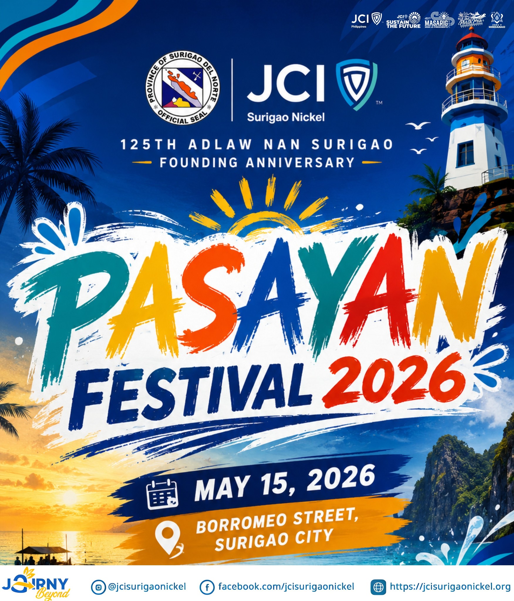 JCI Surigao Nickel Participated in the Vibrant Celebration of Pasayan Festival 2026