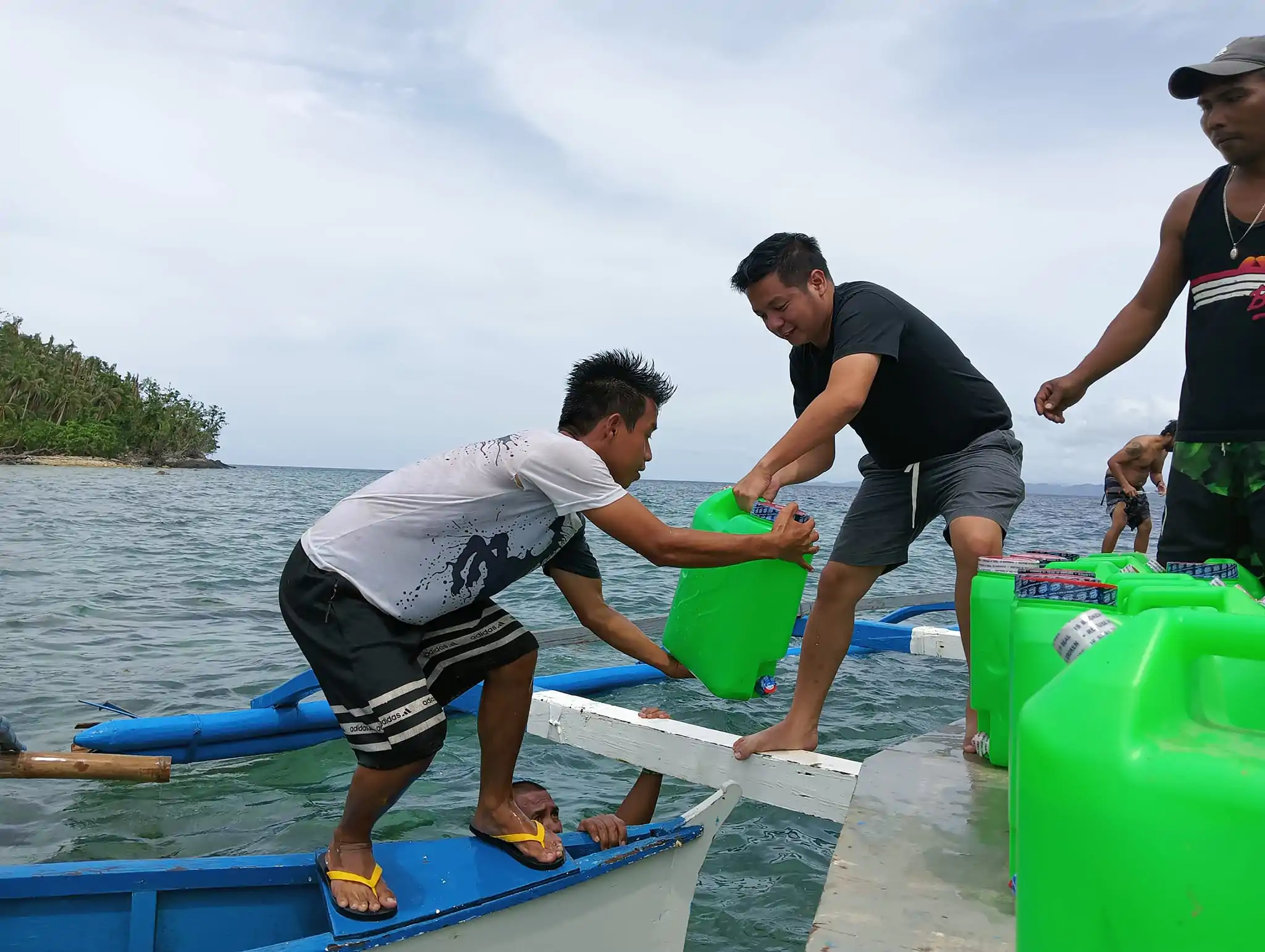 Relief Operations at Sumilom Island