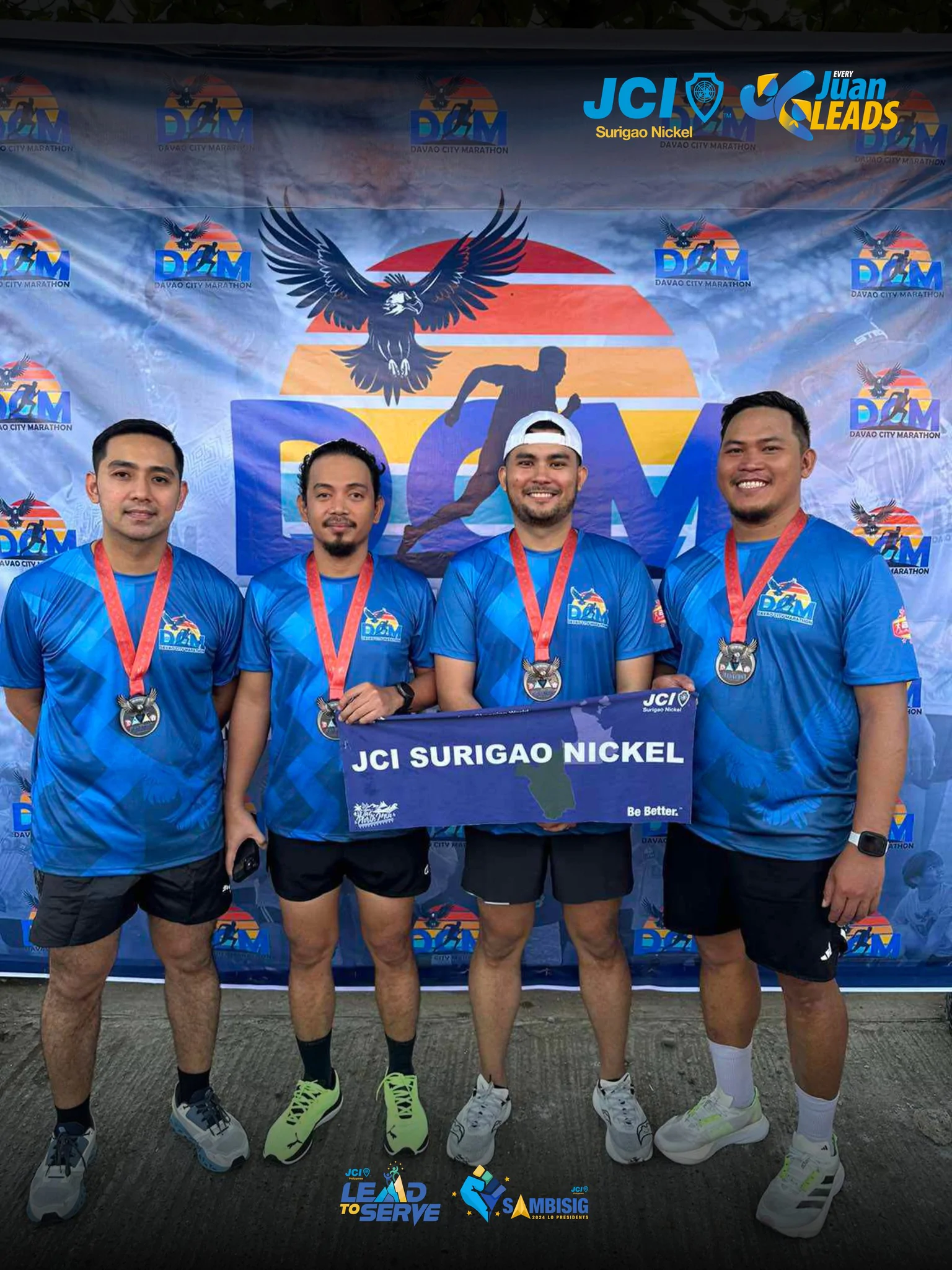 Promoting Community Health and Unity: JCI Surigao Nickel Joins Davao City Marathon