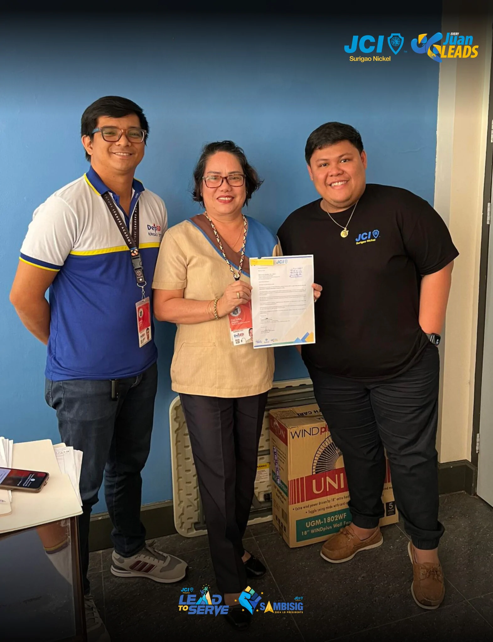 Enhancing Community Development: JCI Surigao Nickel Partners with DEPED Surigao City