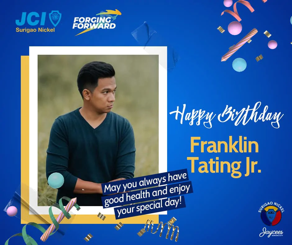 Happy Birthday Franklin “Don” Tating Jr.!