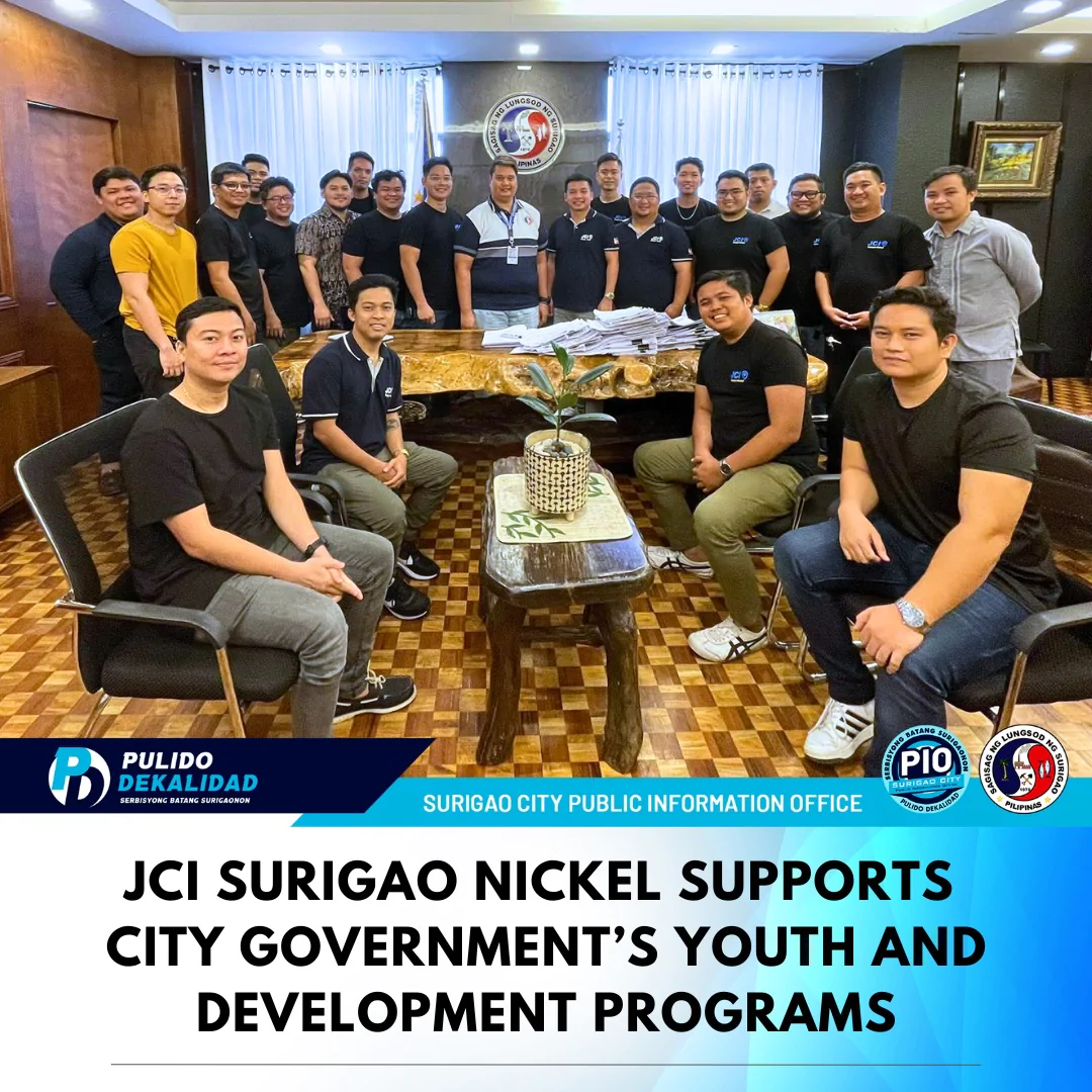 JCI Surigao Nickel Supports City Government’s Youth and Development Programs