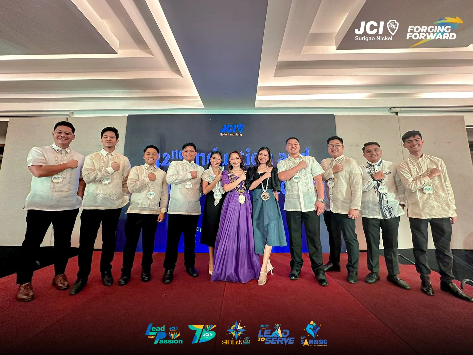 42nd Induction and Turnover Ceremonies of JCI Iloilo Ilang Ilang Joined by JCI Surigao Nickel