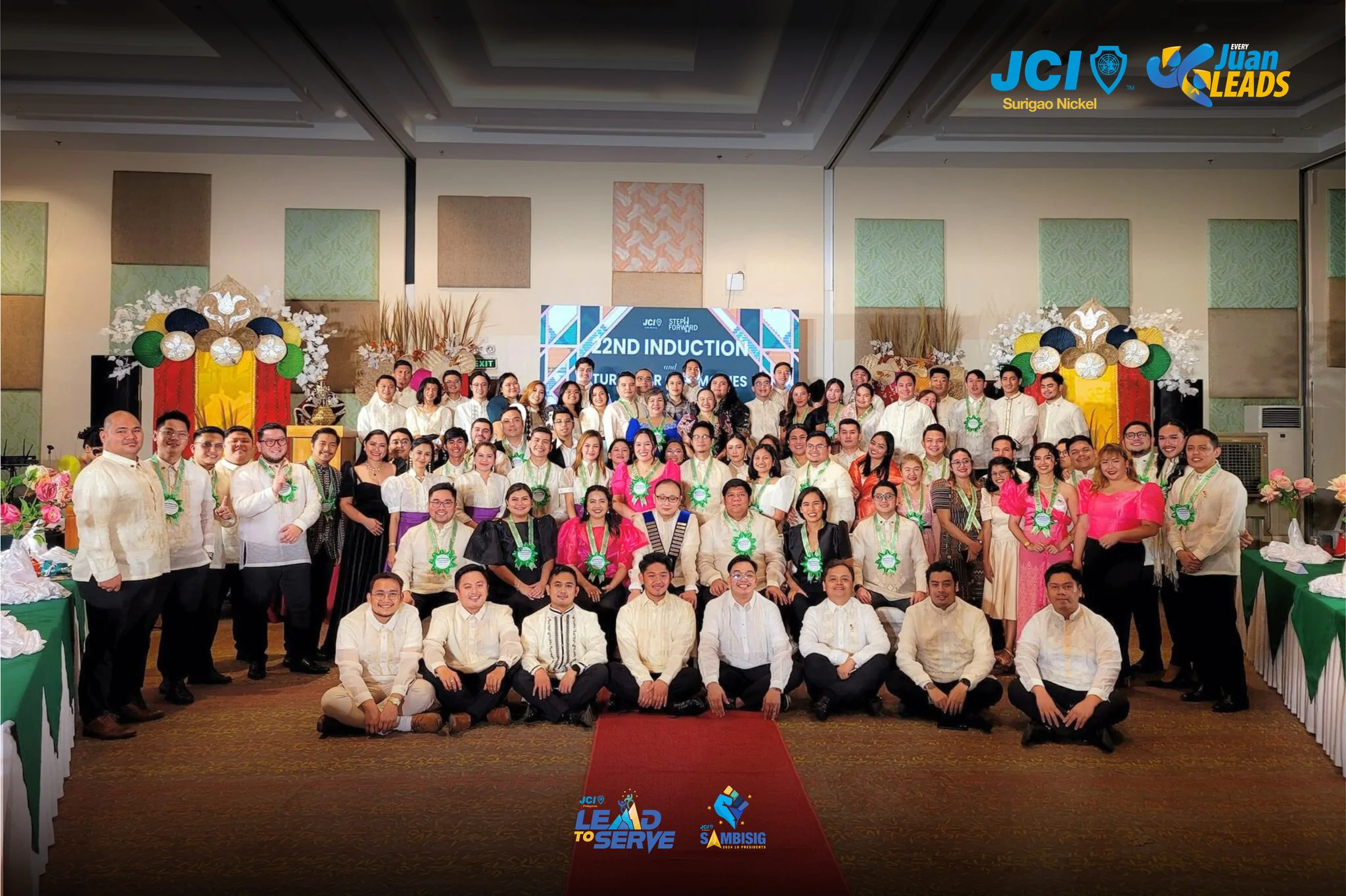 Celebrating Dual Leadership Transitions in Cebu City: JCI Surigao Nickel Joins JCI-Zugbuana and JCI Cebu Sinulog Ceremonies