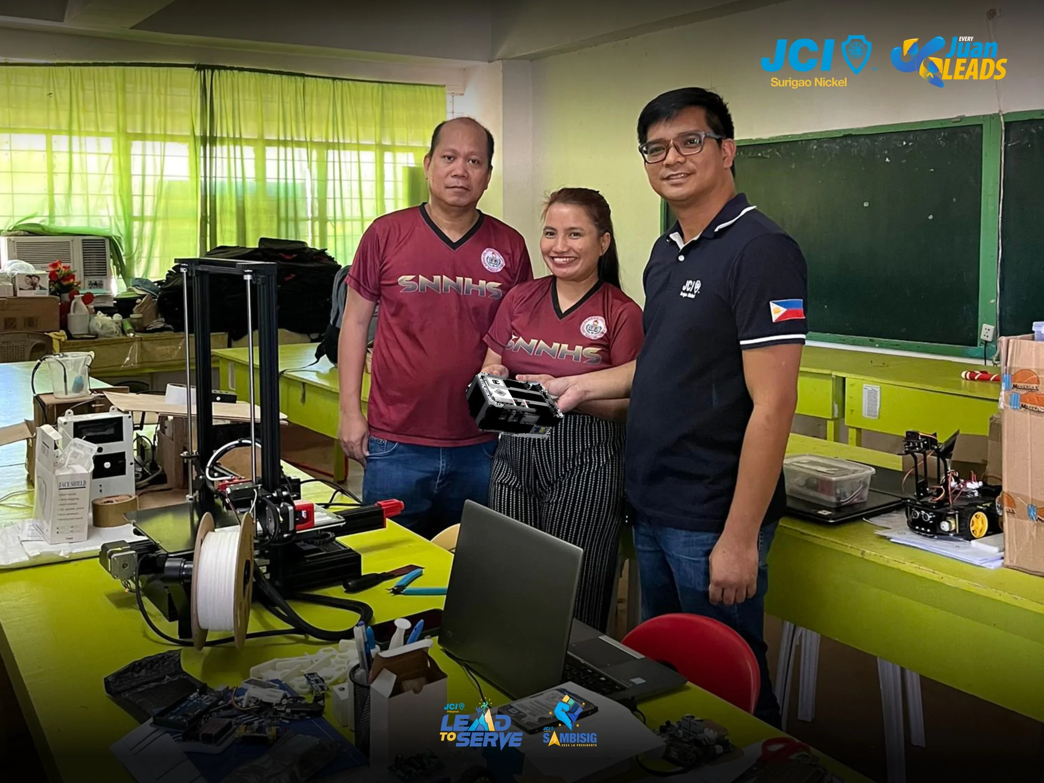 JCI Surigao Nickel Supports Robotics Evolution Event at Surigao del Norte National High School