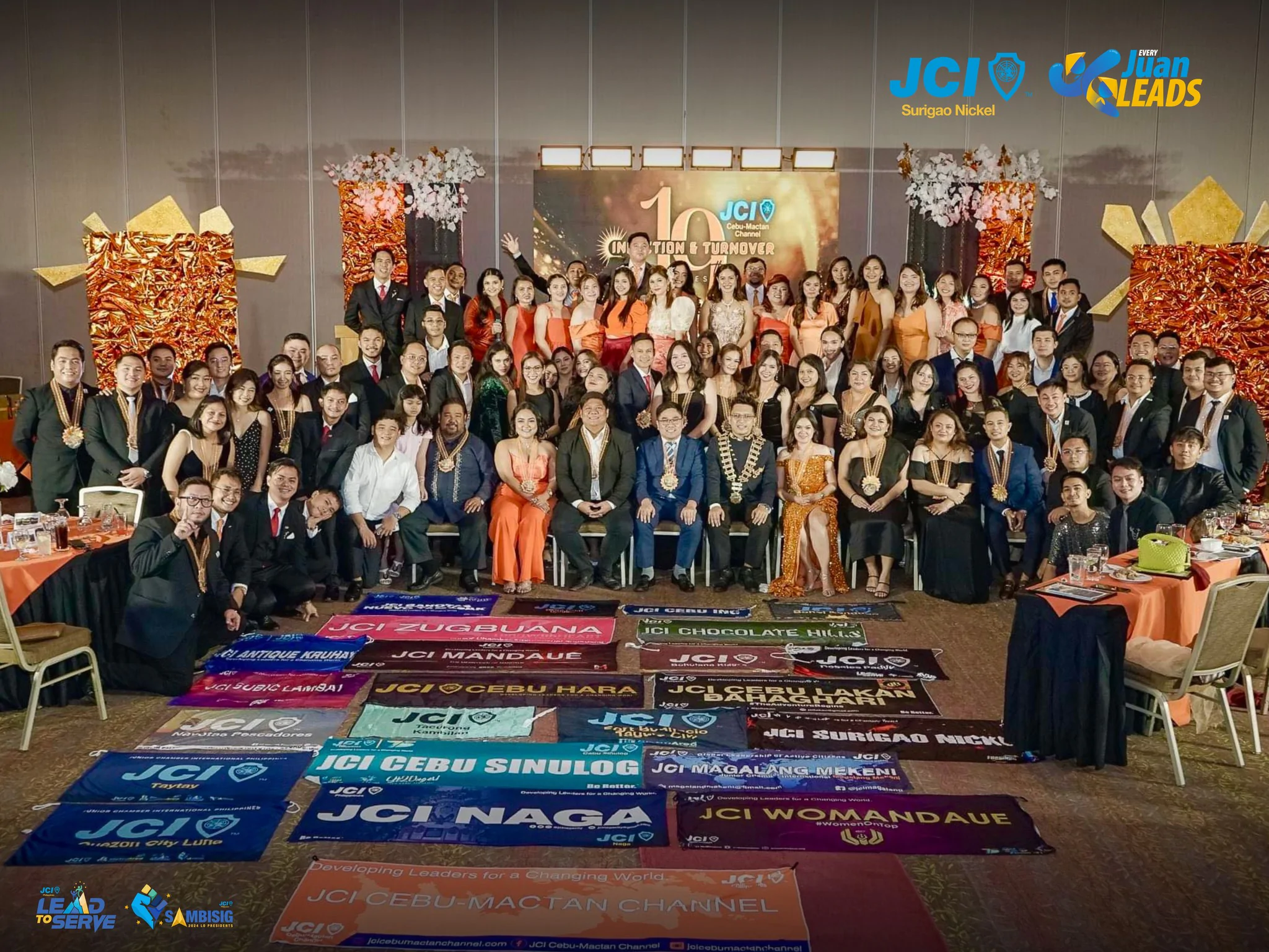 A Celebration of Leadership and Unity: JCI Surigao Nickel Joins JCI Cebu-Mactan Channel for 19th Induction & Turnover Ceremonies