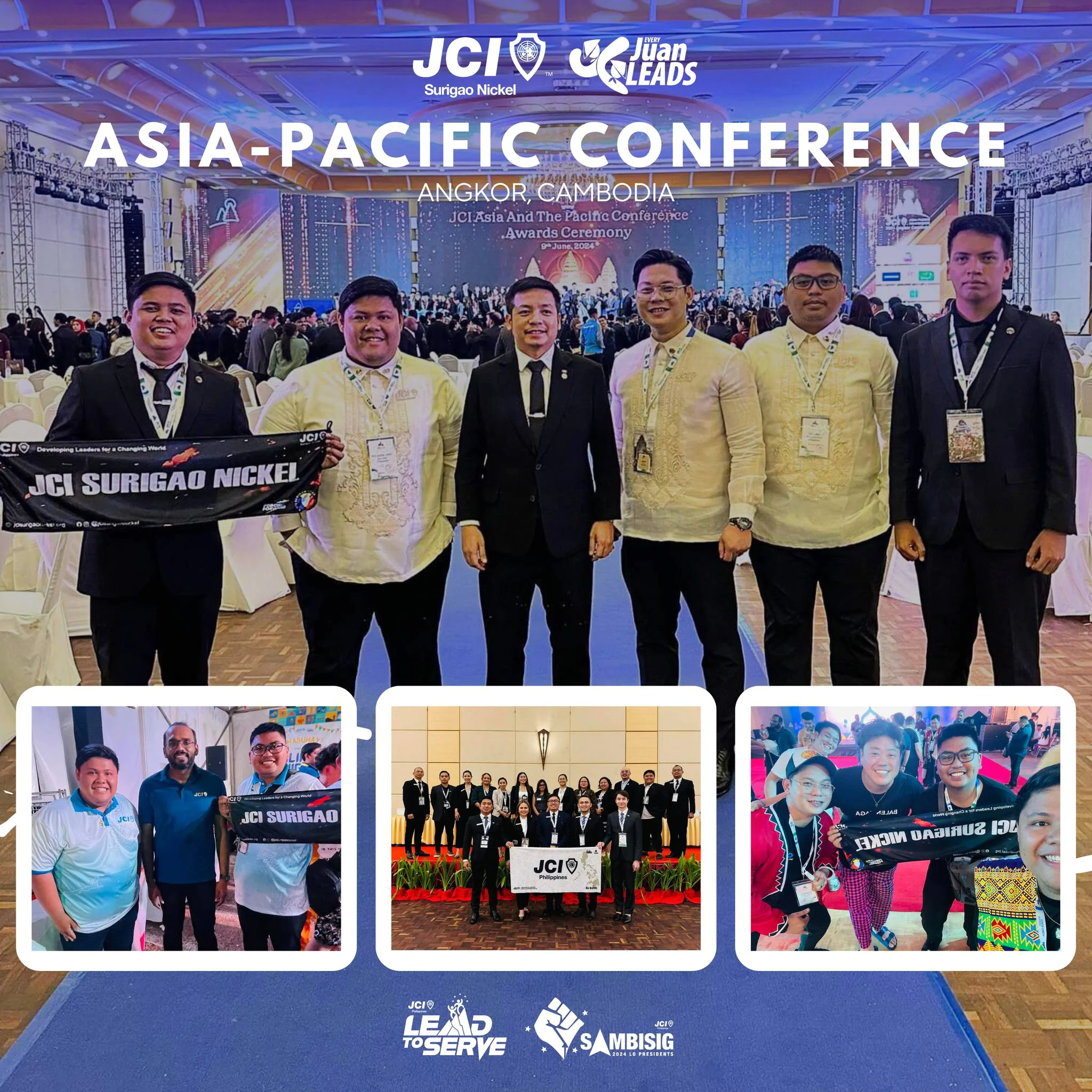 Expanding Horizons for Community Impact: JCI Surigao Nickel Engages in JCI Asia-Pacific Conference 2024