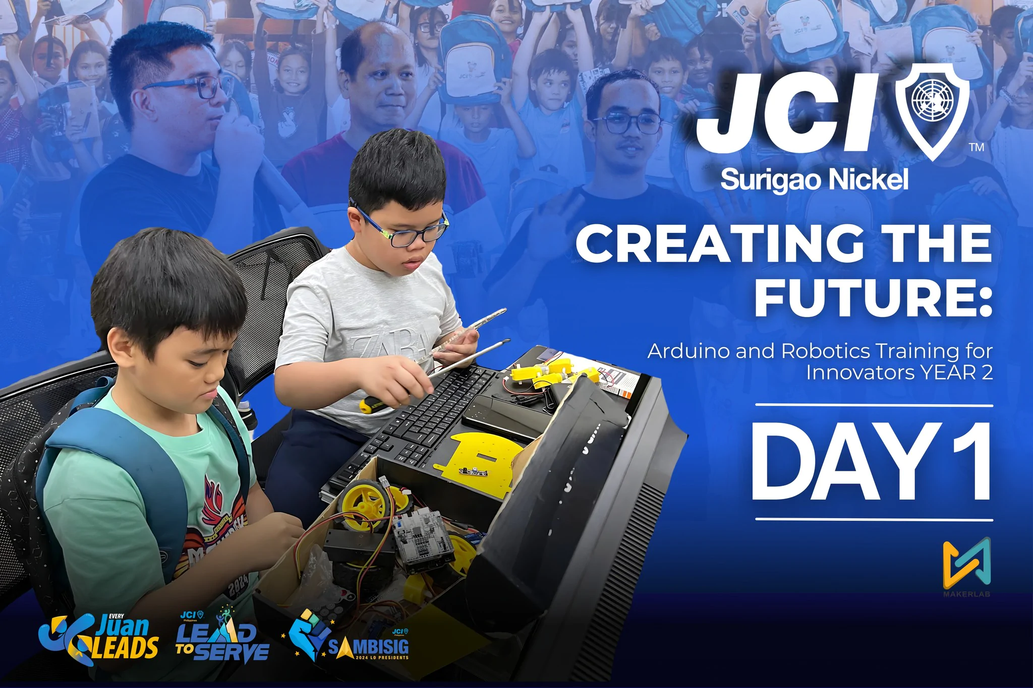 Creating the Future: Arduino and Robotics Training for Innovators YEAR 2 Kicks Off at DICT Surigao del Norte Provincial Training Center
