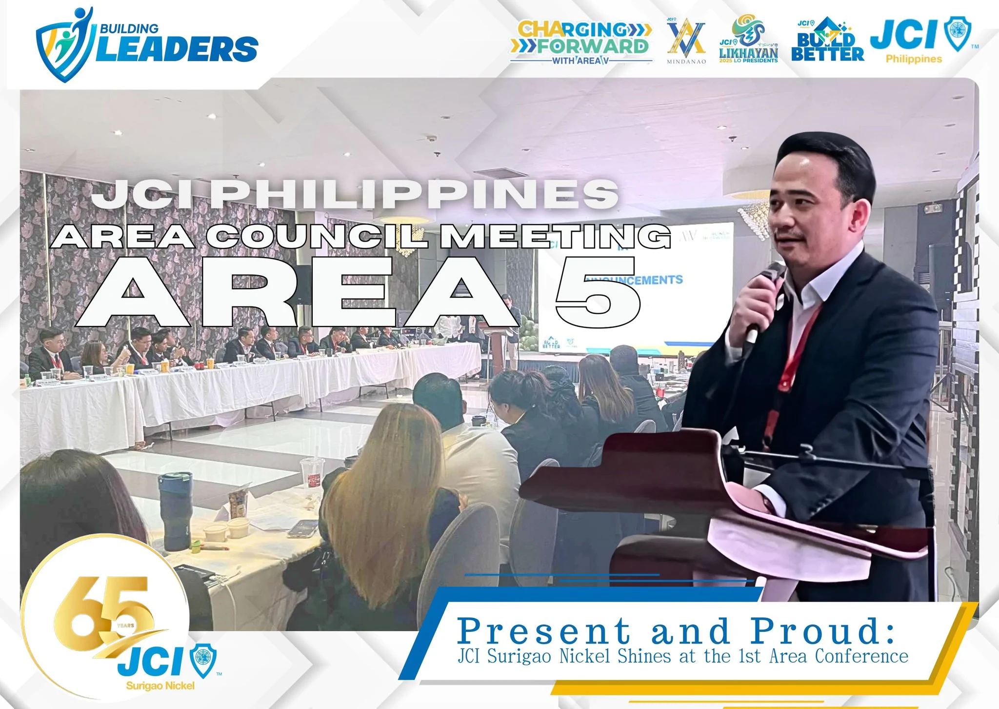 JCI Surigao Nickel Attends 1st JCI Philippines Area Council Meeting – Area 5