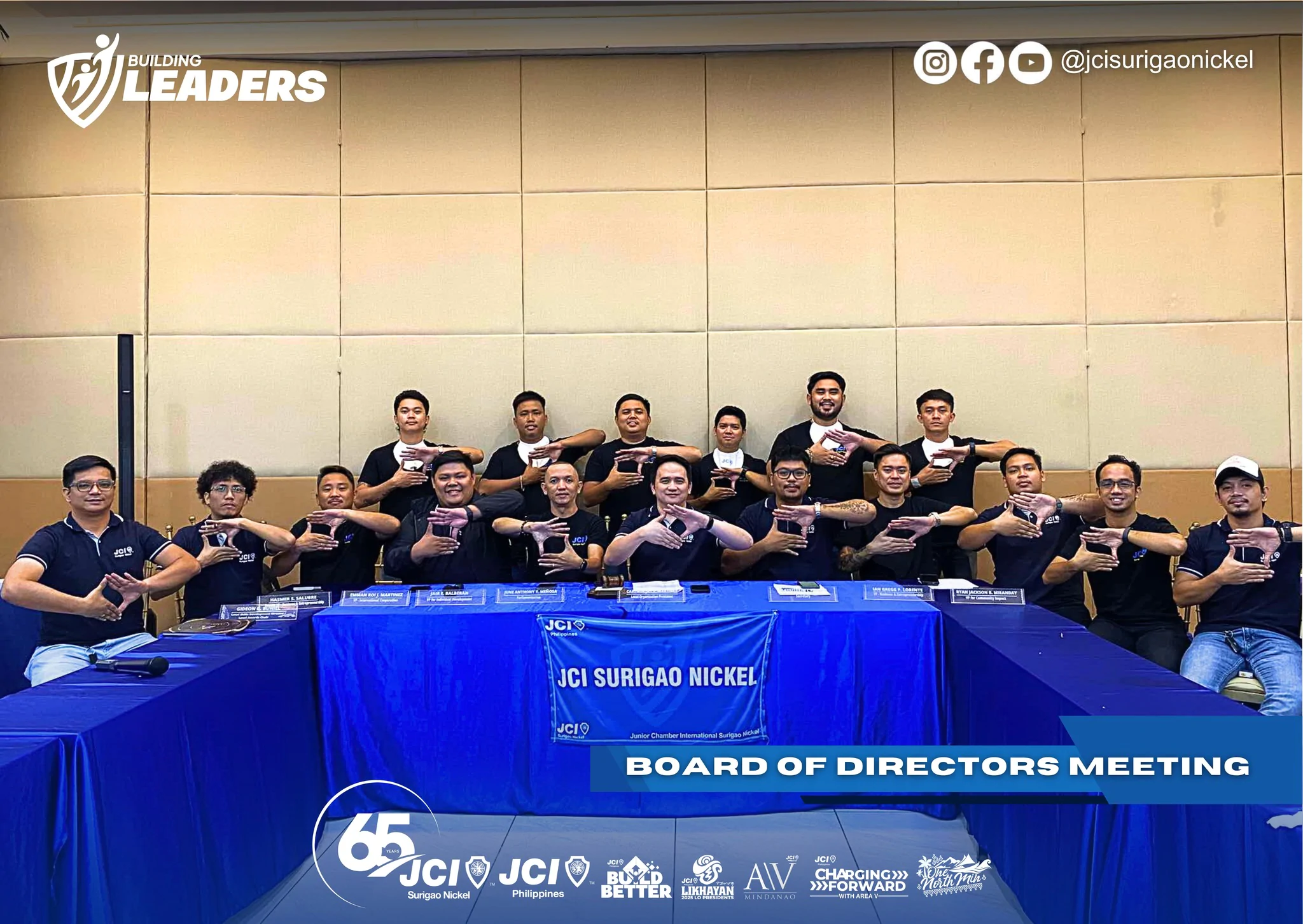 JCI Surigao Nickel Gears Up for 2025 at Board of Directors Meeting