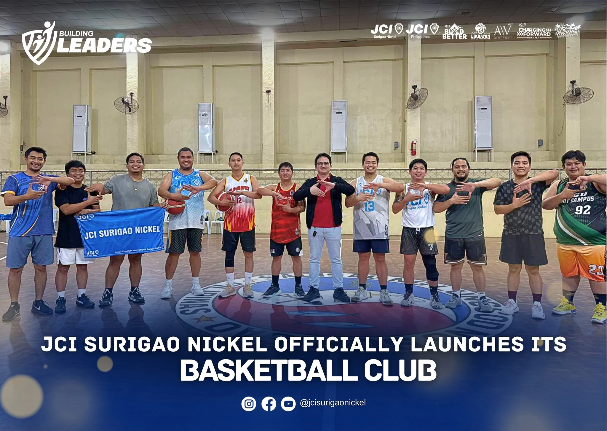 JCI Surigao Nickel Launches Its 3rd Club: The Basketball Club!