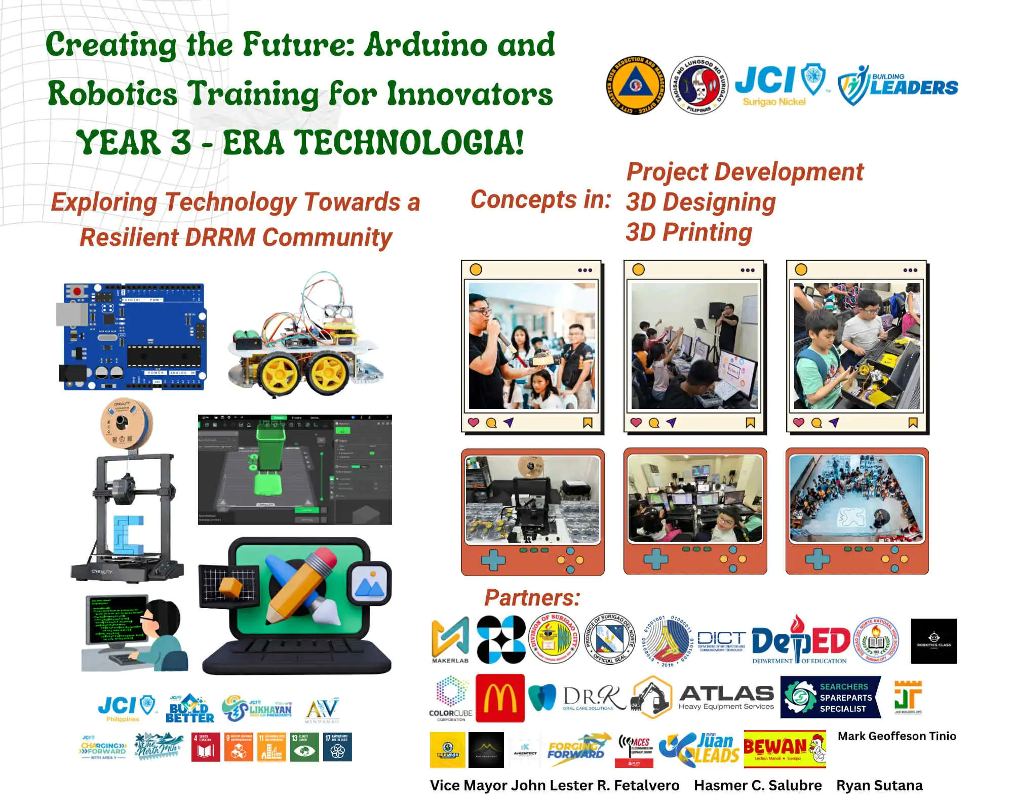 Creating the Future: Arduino and Robotics Training for Innovators Year 3 – Era Technologia! Day 5 of 5
